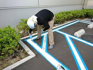 染めQライン・文字塗装