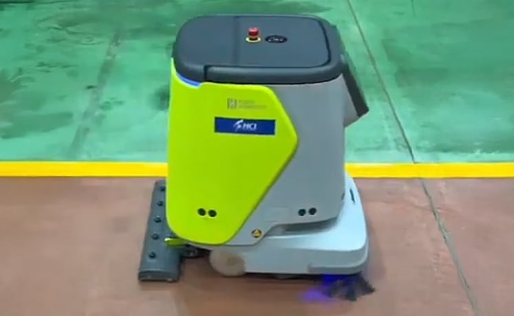 洗剤×水拭きできるロボット