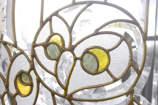 フクロウのステンドグラス IH-B26 - アイポケット沖縄