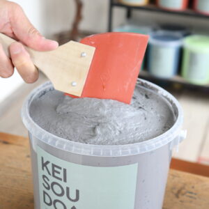 沖縄専用 防カビ強化珪藻土塗り壁材「KEISOUDO+(プラス)」グレー(CLOUD)18kg 12 cloud 6